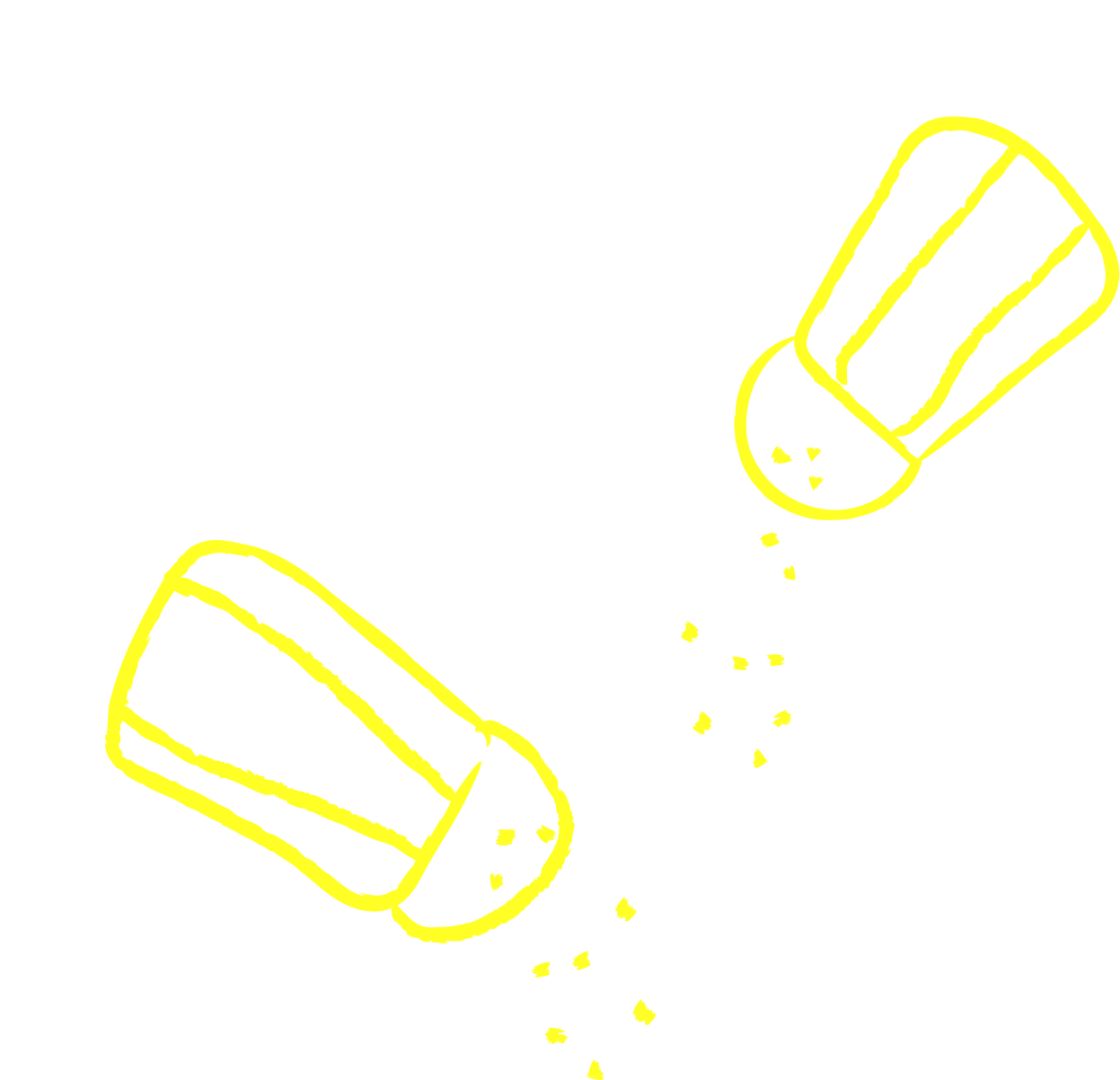 salt and black pepper seasoning