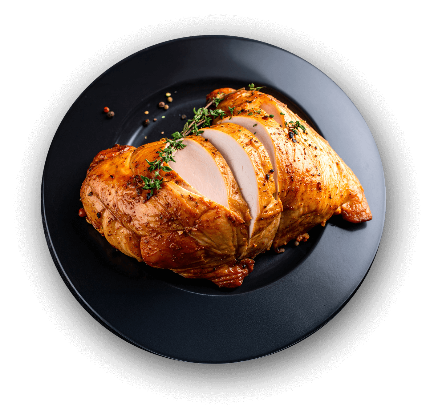 A plate of chicken breast